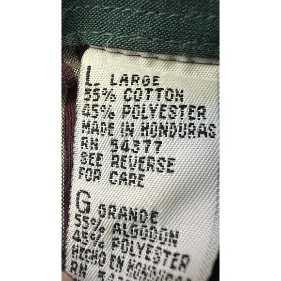 🎶 VTG Basic Editions Retro Striped Button Shirt L 90s Western Style Pearl Snap - Picture 4 of 5